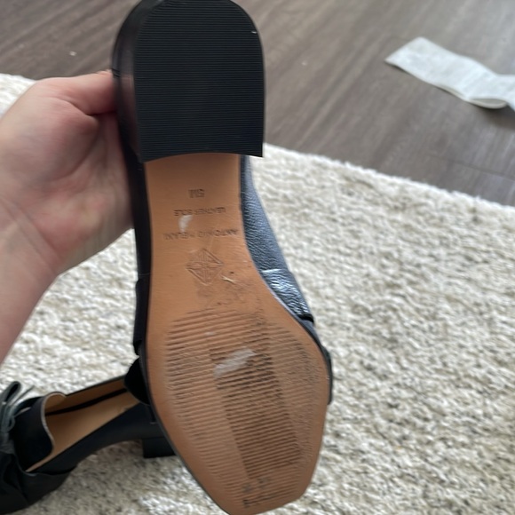 Antonio Melani Black Leather Sole Shoes - Gently Used - Picture 5 of 10